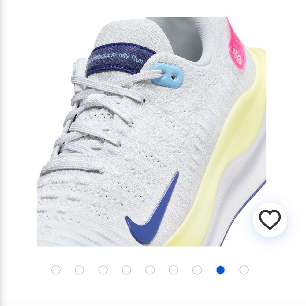 Nike ReactX Infinity Run 4s in Photon Dust/Deep Royal Blue - Picture 8 of 10